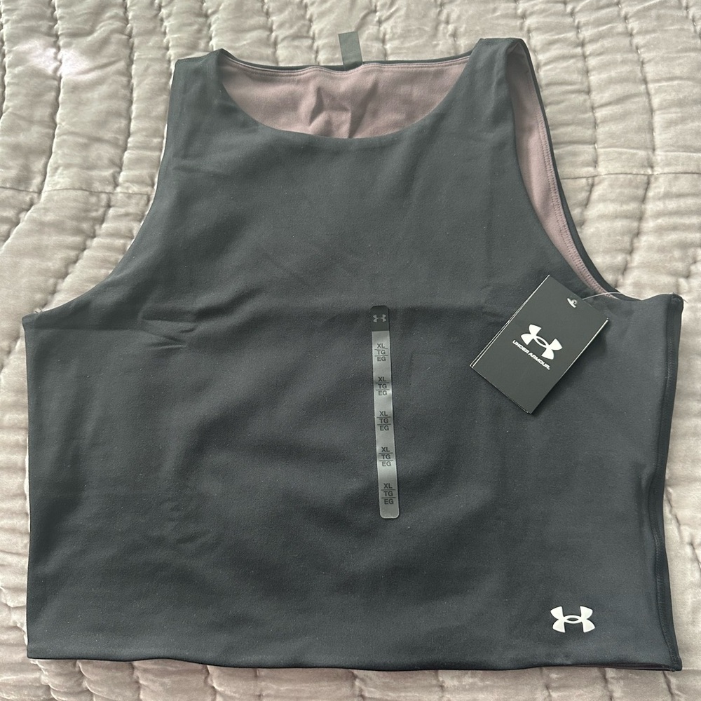 Under Armour Charcoal Sleeveless Top